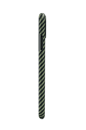 Чехол для смартфона Pitaka MagCase кевлар, цвет зеленый/черный, для iPhone 11, (мелкое плетение)